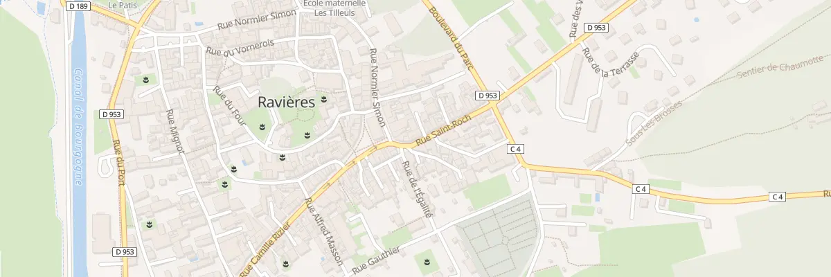Plan du 5 Rue St Roch à Ravières
