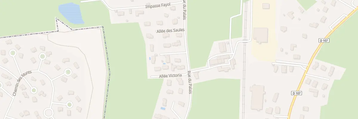 Plan du 1 All des Peupliers à Civens