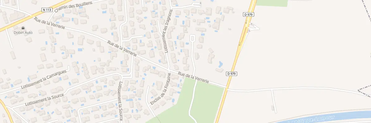 Plan du 45 Imp de la Clairefontaine à Codognan