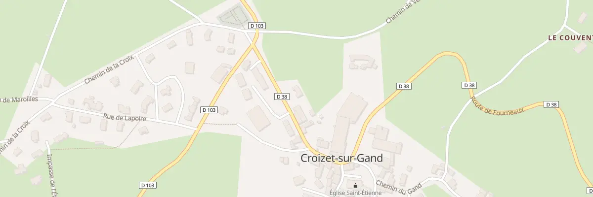 Plan du 88 Rue des Platanes à Croizet-sur-Gand