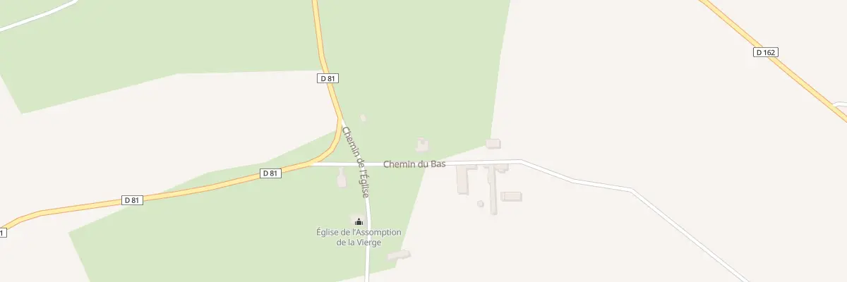 Plan du 3 Che du Bas à Vougrey