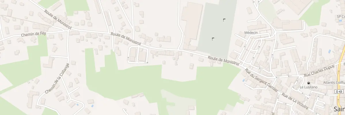 Plan du 7 Rte de Monistrol à Sainte-Sigolène
