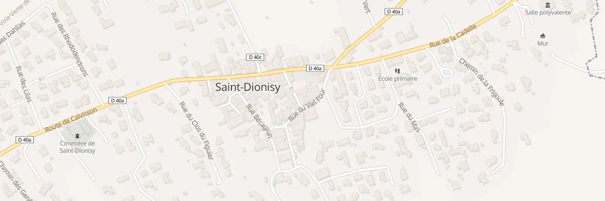 Plan du 5056 Rue du Viel Four à Saint-Dionisy