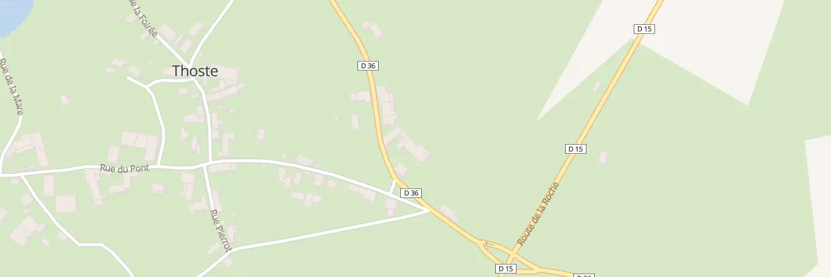 Plan du 6 Rte d’Epoisses à Thoste