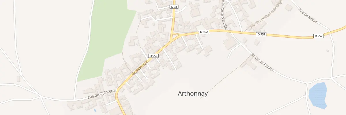 Plan du 1 Rle de la Cotterie à Arthonnay
