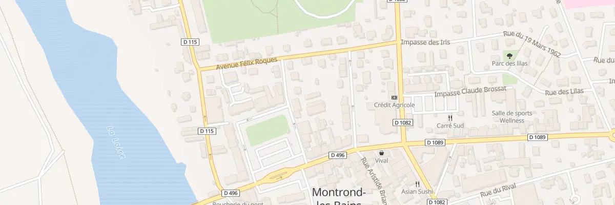 Plan du 92 Pl de la Republique à Montrond-les-Bains