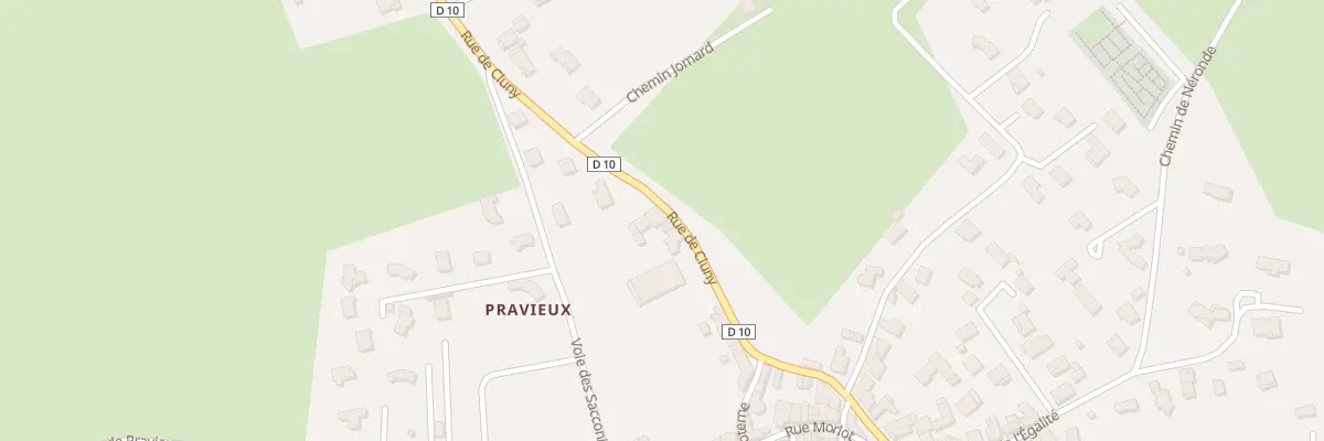 Plan du 325 Rue de Cluny à Pouilly-lès-Feurs