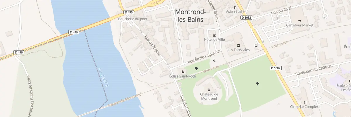 Plan du 158 Rue Emile Dupayrat à Montrond-les-Bains