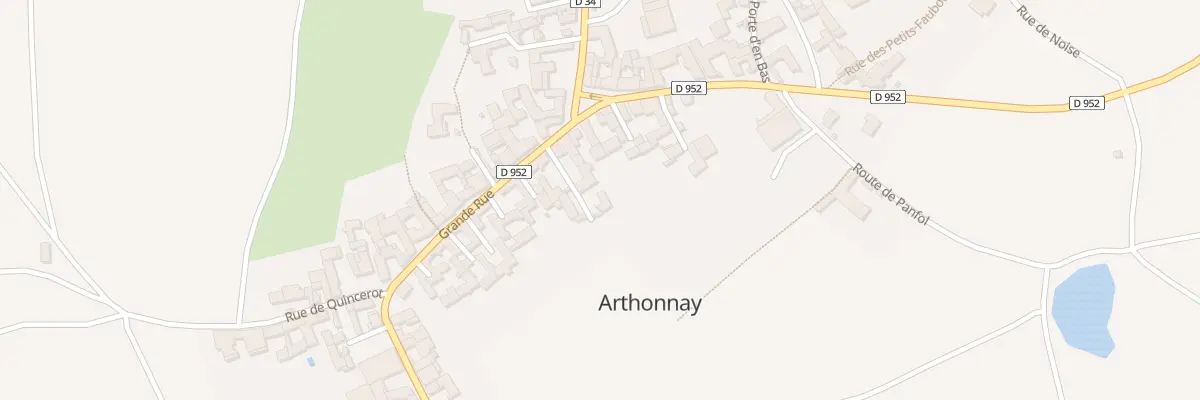 Plan du 3 Rle de la Cotterie à Arthonnay