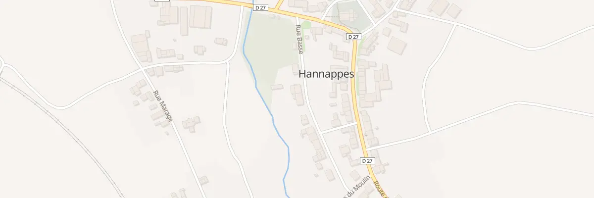 Plan du 6 Rue Basse à Hannappes