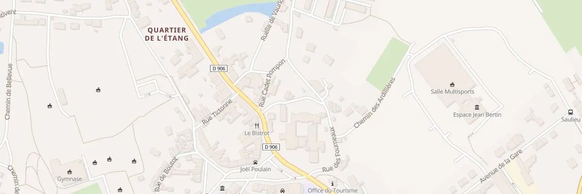 Plan du 9 Rue de Poil Bourg à Saulieu