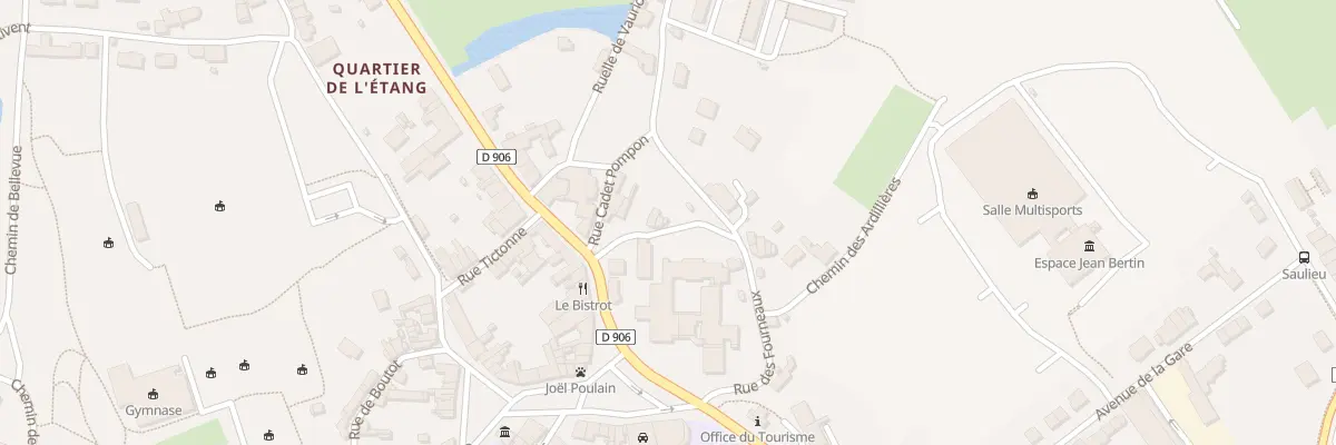 Plan du 9A Rue de Poil Bourg à Saulieu