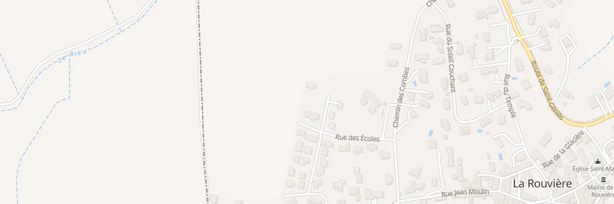 Plan du 171 Rue Marie Curie à La Rouvière