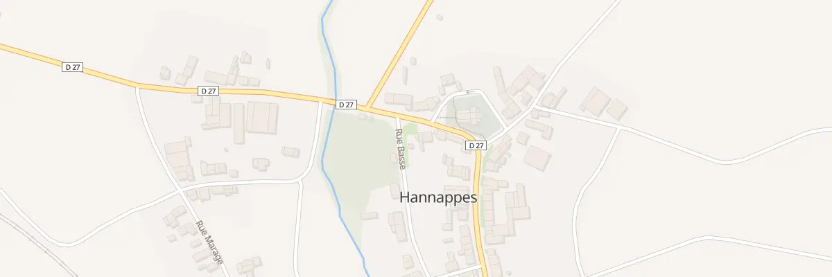 Plan du 3 Rue du Pont à Hannappes