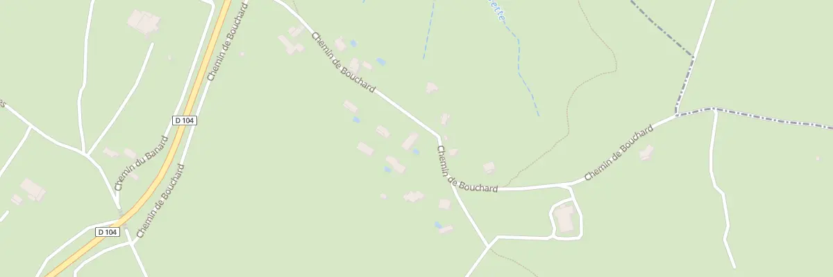 Plan du 612 Che de Bouchard à Lablachère
