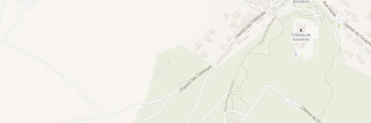Plan du 190B Che des Castanets à Boissières