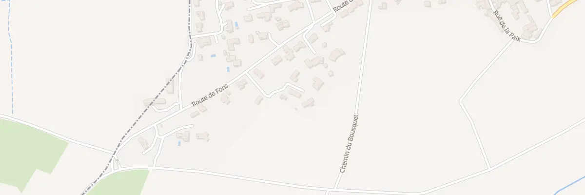 Plan du 267Q Rte de Fons à La Rouvière