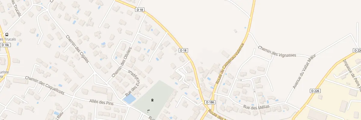 Plan du 5454 Rte de Font de Barre à Moussac