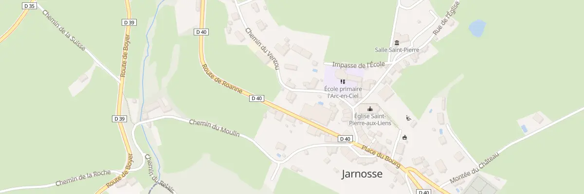 Plan du 175 Che du Ventou à Jarnosse