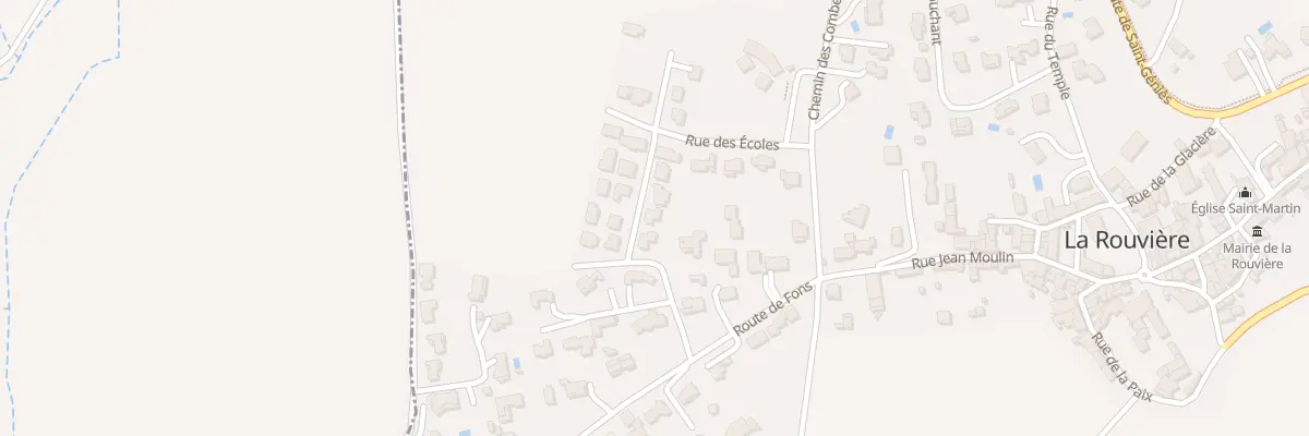 Plan du 36 Rue Marie Curie à La Rouvière