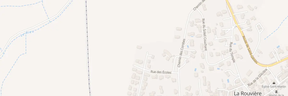 Plan du 166 Rue Marie Curie à La Rouvière