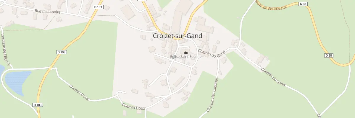 Plan du 160 Che de Ronde à Croizet-sur-Gand