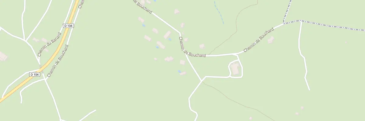 Plan du 712 Che de Bouchard à Lablachère