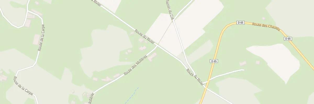 Plan du 195 Rte du Rivier à Lapte