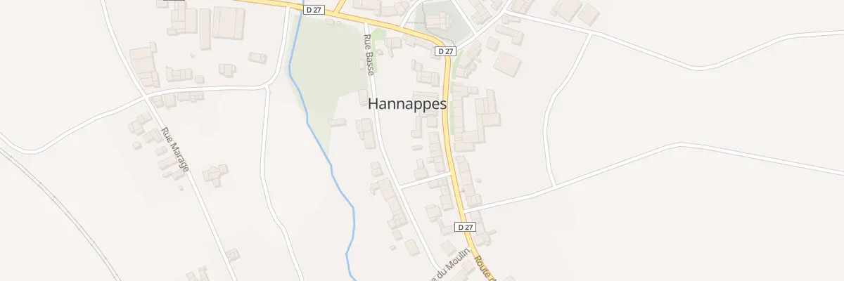 Plan du 10 Rue Haute à Hannappes