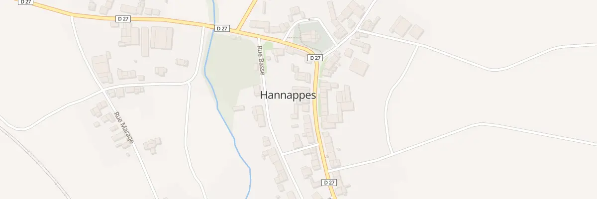 Plan du 6 Rue Haute à Hannappes