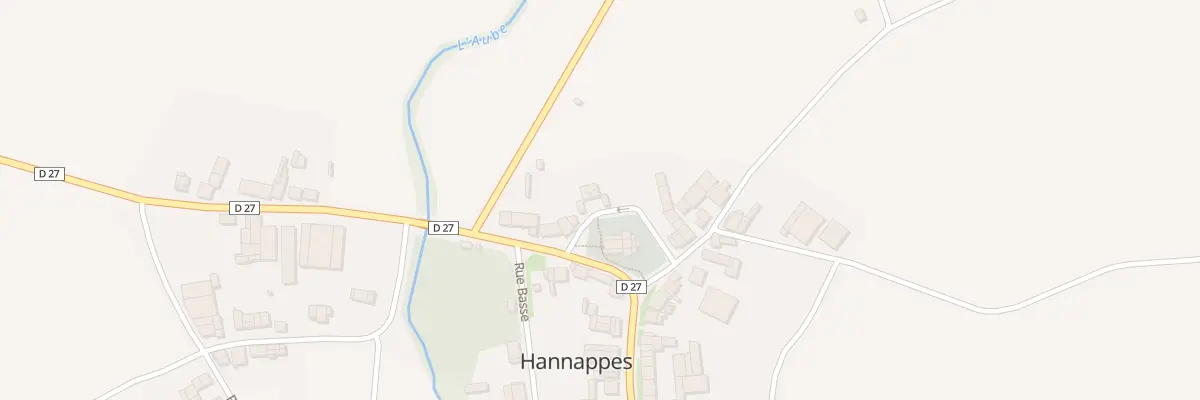 Plan du 12 Rue de l’Eglise à Hannappes