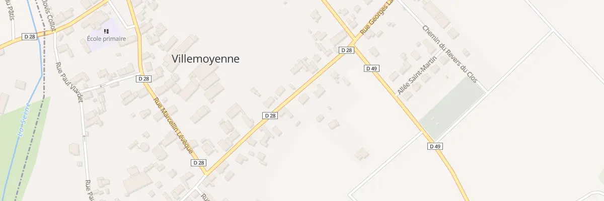 Plan du 16 Rue Georges Lafille à Villemoyenne