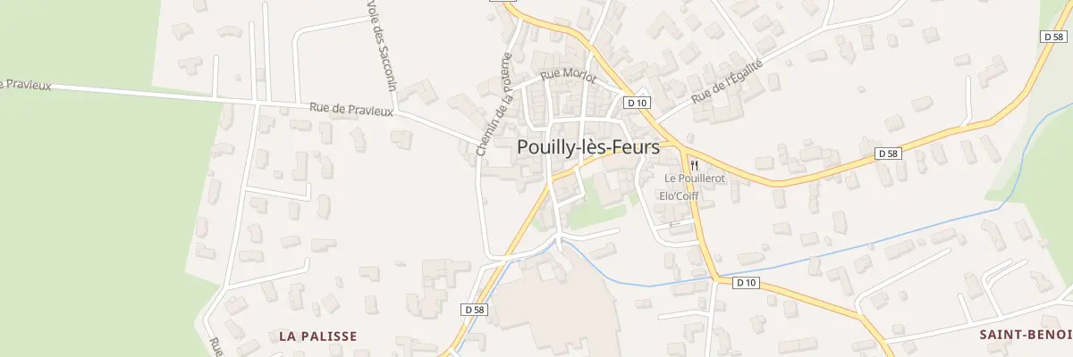 Plan du 6 Pl de la Tour Carrée à Pouilly-lès-Feurs