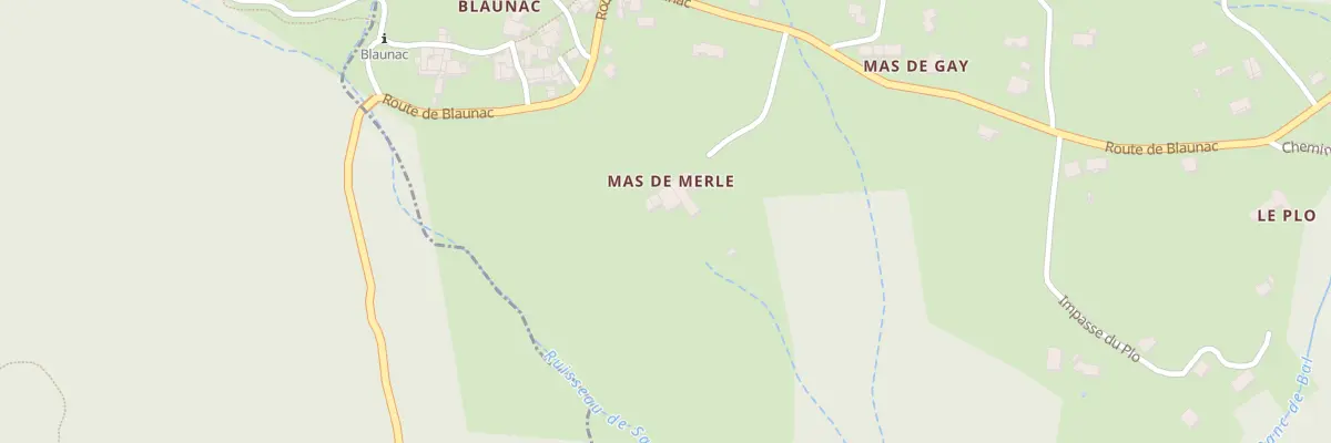 Plan du 169 Imp du Mas de Merle à Joannas