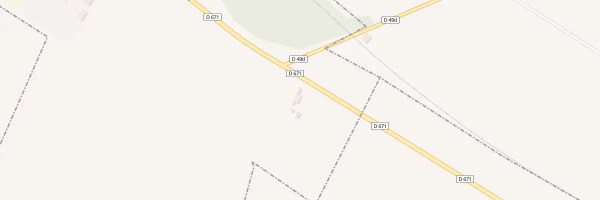 Plan du 1 Rte Nationale 71 à Chappes
