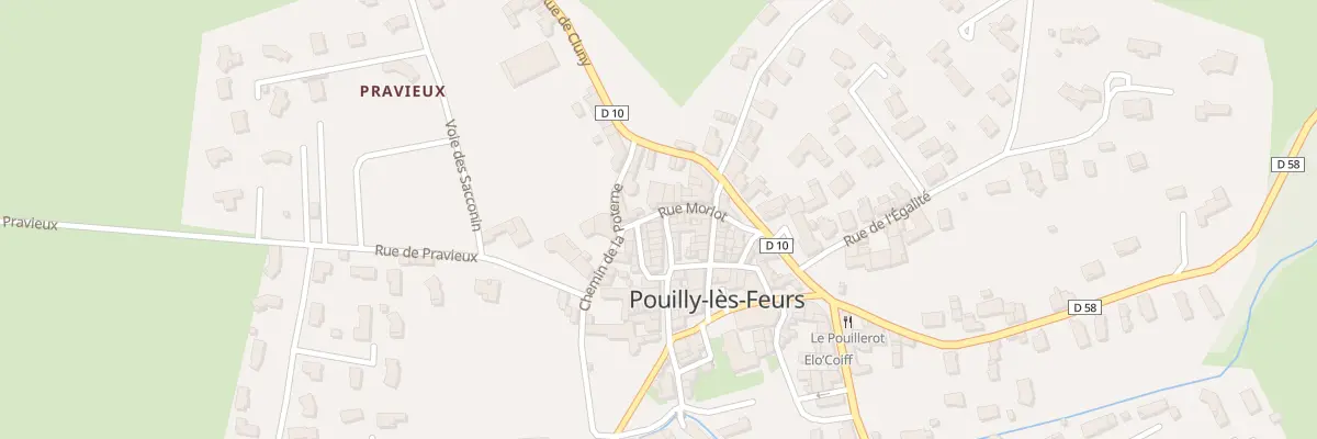 Plan du 53 Rue Morlot à Pouilly-lès-Feurs