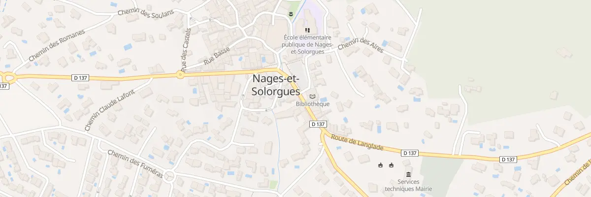 Plan du 5003 Rue Jean Tarrou à Nages-et-Solorgues