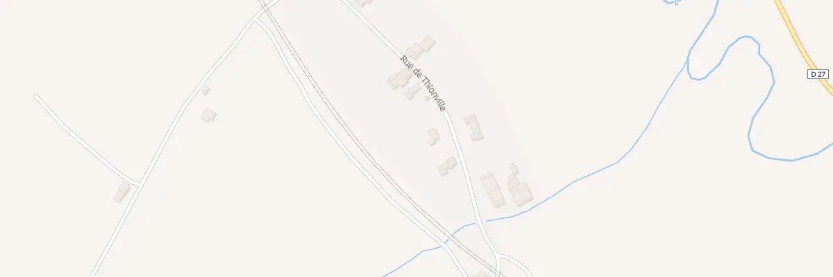 Plan du 6 Rue de Thionville à Hannappes