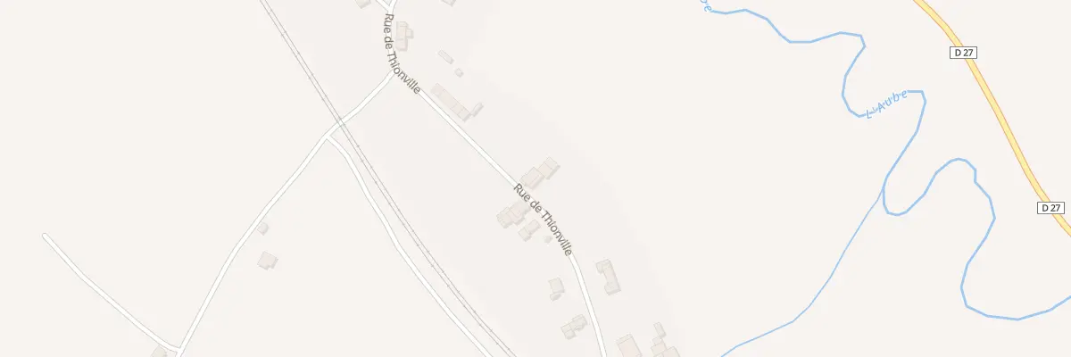 Plan du 5 Rue de Thionville à Hannappes