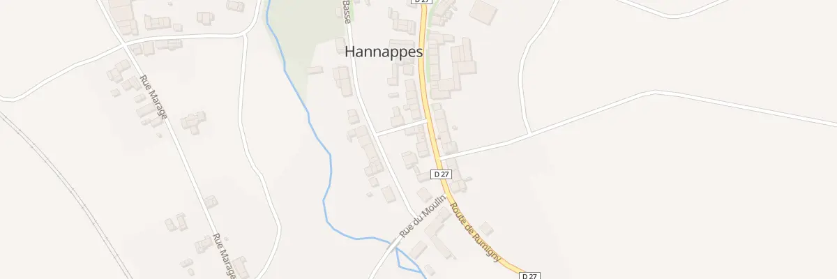 Plan du 16 Rue Haute à Hannappes
