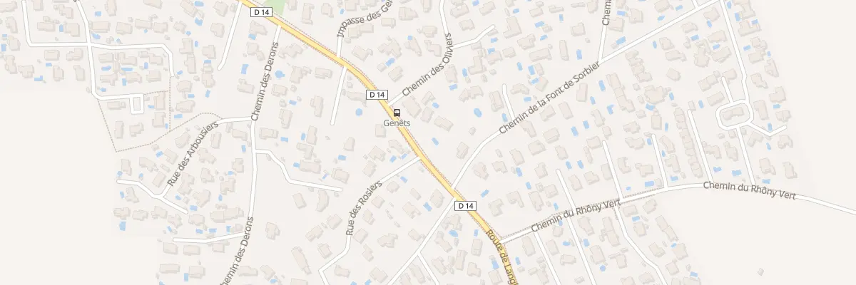 Plan du 1 Rte de Langlade à Clarensac