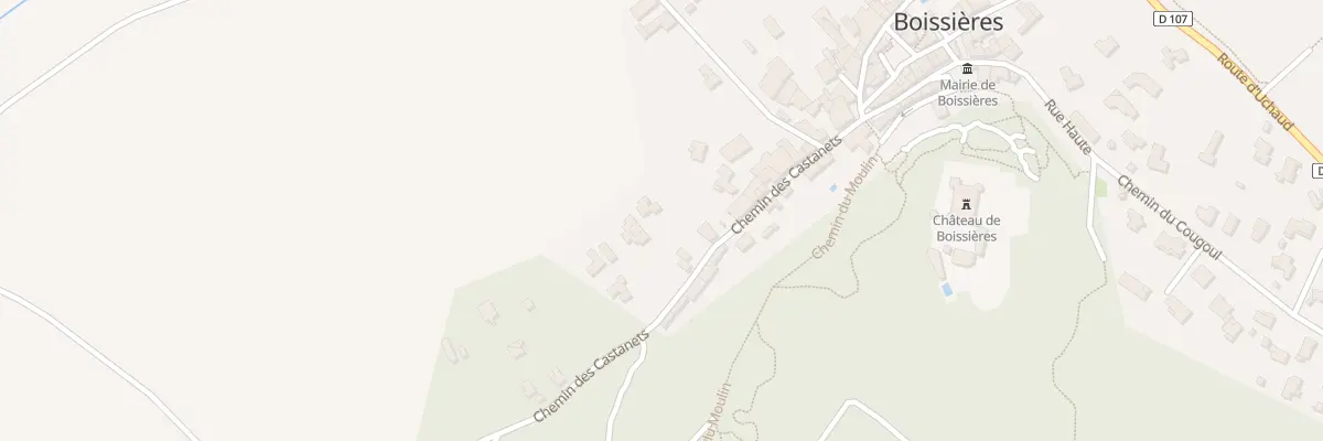 Plan du 110B Che des Castanets à Boissières
