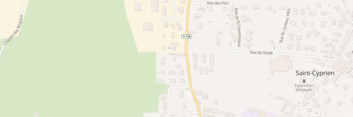 Plan du 21 Rue des Landes à Saint-Cyprien