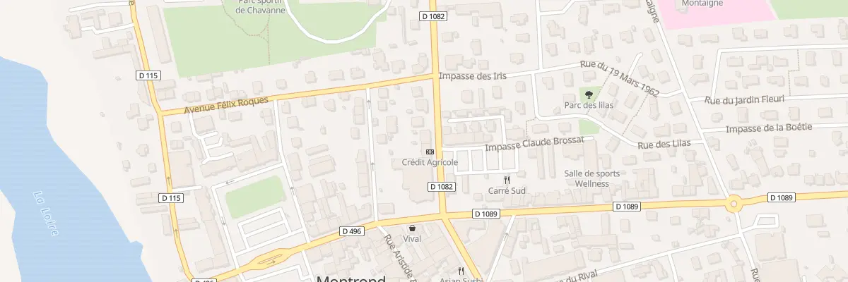 Plan du 81 Av de la Route Bleue à Montrond-les-Bains