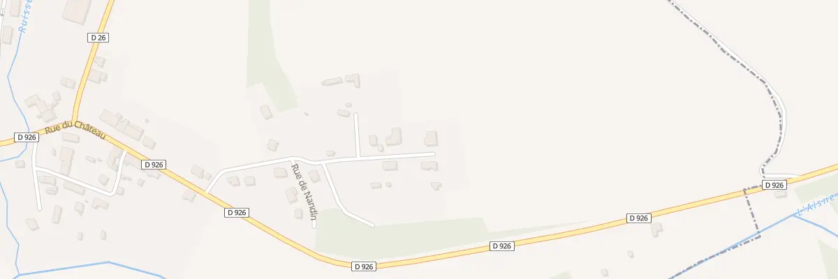 Plan de la Rue de la Cuve à Condé-lès-Herpy
