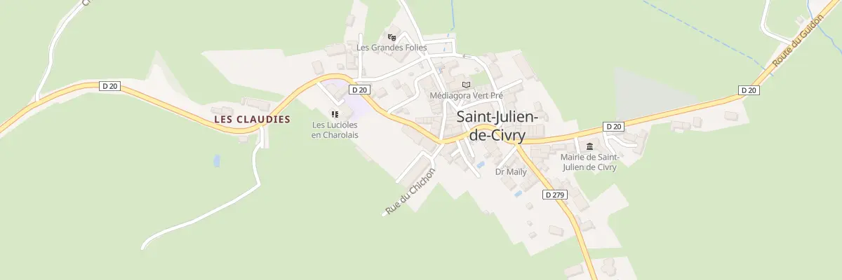 Plan du 5063 Le Bourg à Saint-Julien-de-Civry