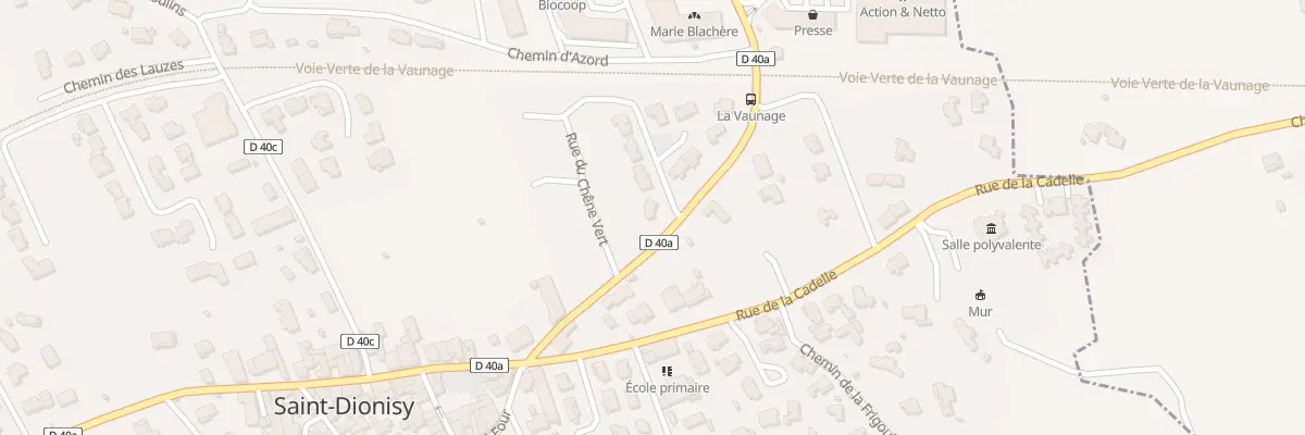 Plan du 4 Rue des Oliviers à Saint-Dionisy