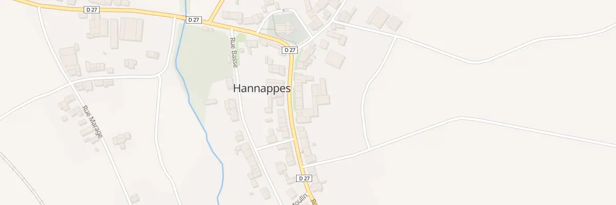 Plan du 5 Rue Haute à Hannappes