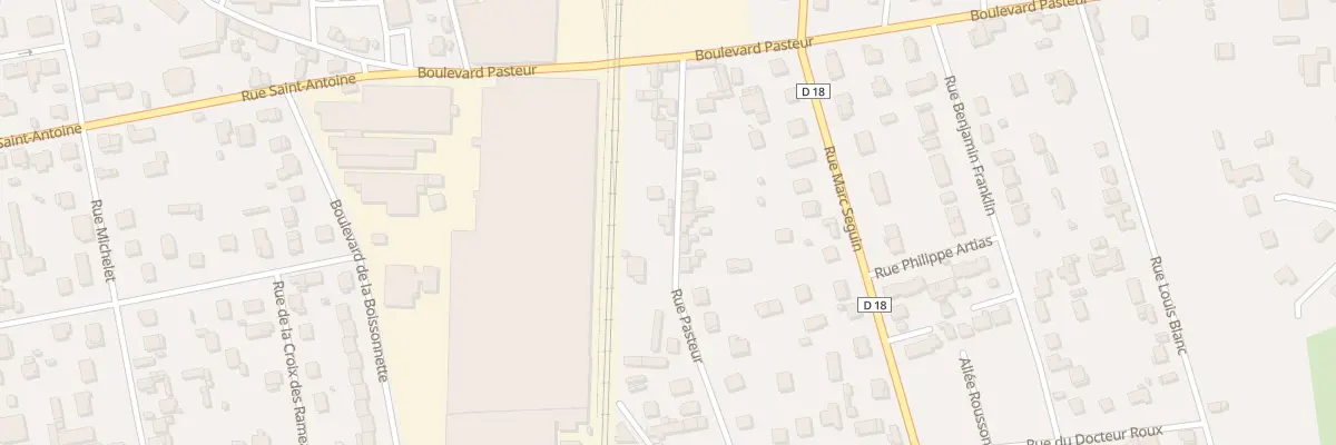 Plan du 12 Rue Pasteur à Feurs