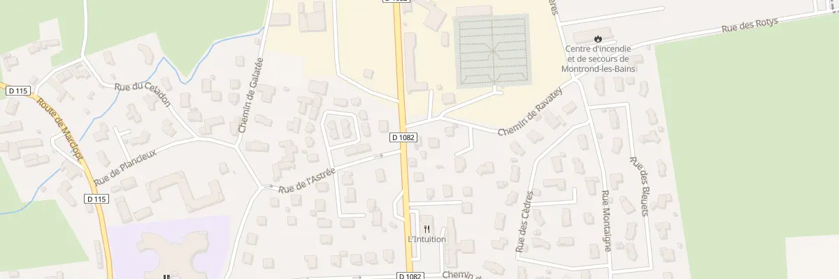 Plan du 552 Av de la Route Bleue à Montrond-les-Bains